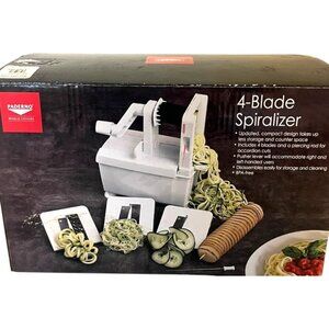 Paderno World Cuisine 4-Blade Spiralizer Vegetable Slicer Williams Sonoma
